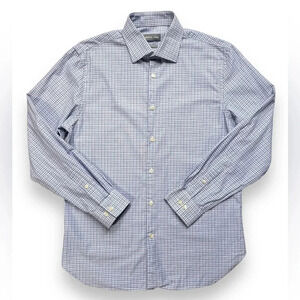 Michael Kors Slim Fit Gingham Button Up Shirt